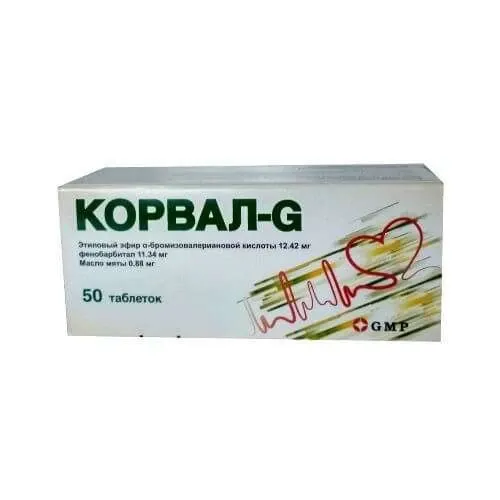 KORVALOL tabletkalari