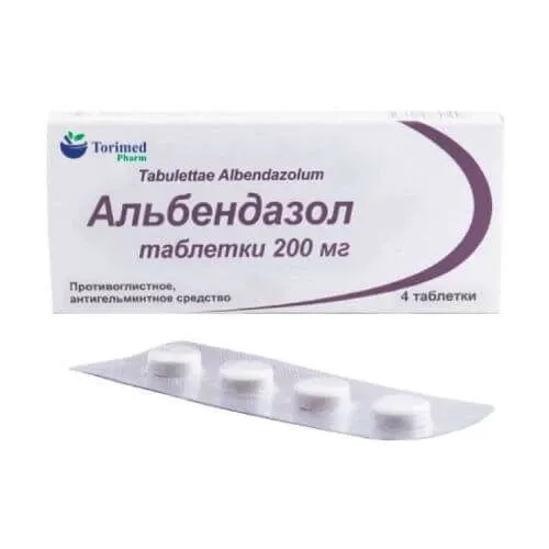 АЛЬБЕНДАЗОЛ таблетки