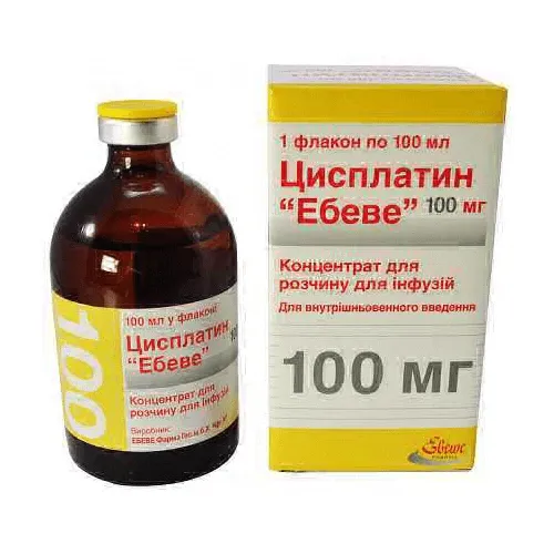 ЦИСПЛАТИН ЭБЕВЕ концентрат 0,5мг/мл