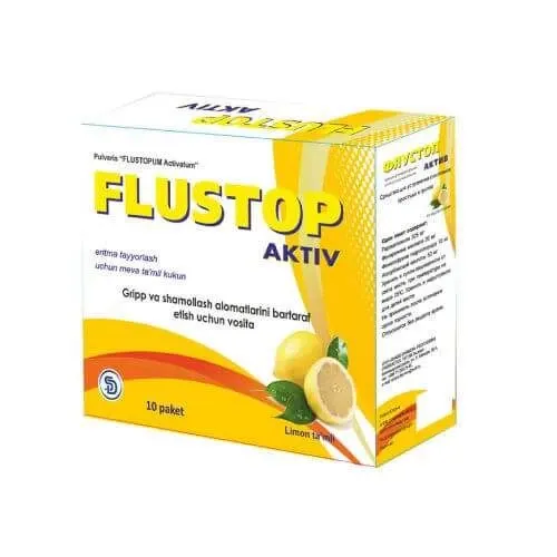 ФЛУСТОП АКТИВ раствор cо вкусом 22г N10