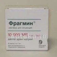 ФРАГМИН раствор 1мл анти-ха 10000МЕ/мл N10