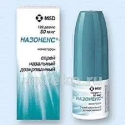 НАЗОНЕКС спрей назальный 18г 50МКГ 120 доз