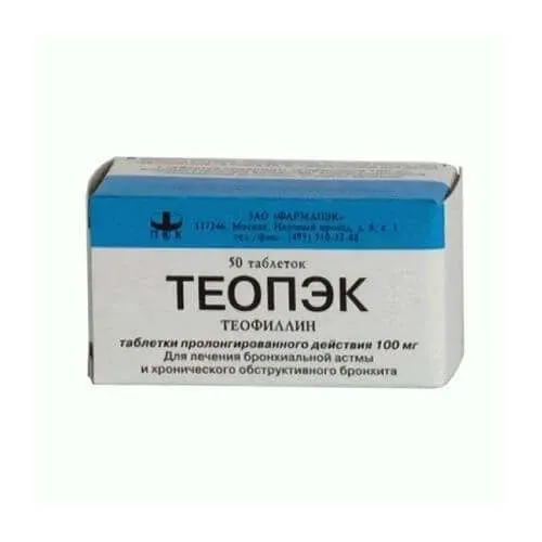 ТЕОПЭК таблетки 300мг N50