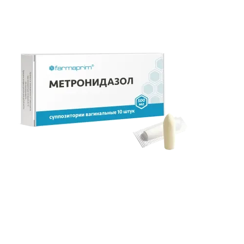 METRONIDAZOL suppozitorii 500mg N10