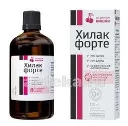 ХИЛАК ФОРТЕ капли для приема внутрь со вкусом вишни 100мл