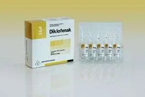 DIKLOFENAK inyeksiya uchun eritma 3ml 2,5% N10