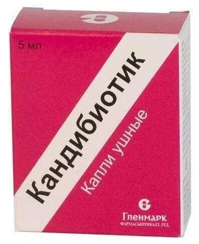 КАНДИБИОТИК капли ушные 5мл