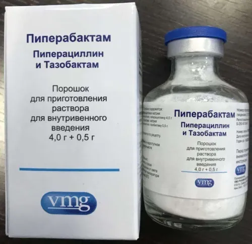 ПИПЕРАБАКТАМ порошок 4,0 г 4,0 г+0,5 г