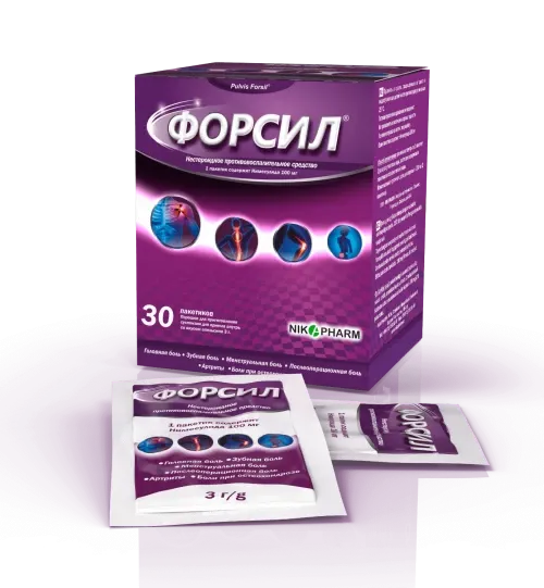 ФОРСИЛ порошок со вкусом апельсина 3г N30
