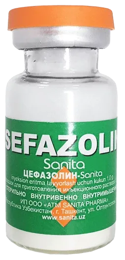 SEFAZOLIN SANITA PHARMA poroshok 1,0g N1