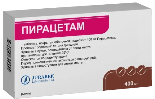 PIRASETAM tabletkalari 400mg N60