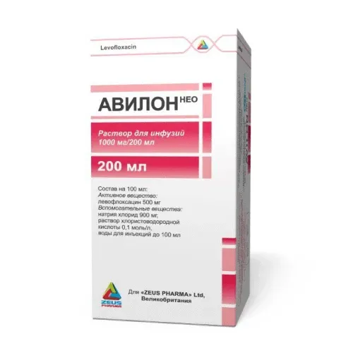 АВИЛОН НЕО раствор 100мл 500мг/200мл