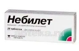 НЕБИЛЕТ таблетки 5мг N28
