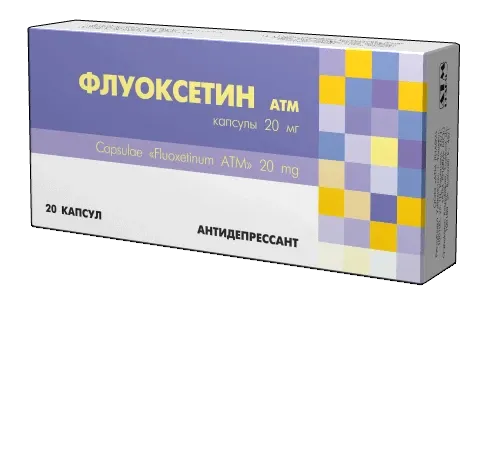 FLUOKSETIN ATM kapsulalar  20mg N20