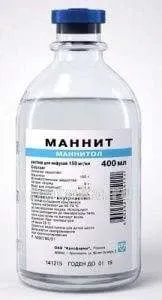МАННИТ 0,15/МЛ раствор для инфузий 400мл N12