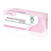 АНАСТРОЗОЛ таблетки 1мг N30
