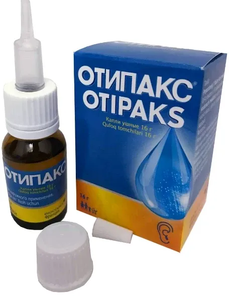 ОТИПАКС капли ушные 16г