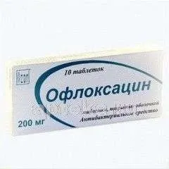 OFLOKSASIN 0,2 tabletkalari N10