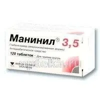 МАНИНИЛ 3,5 таблетки N120