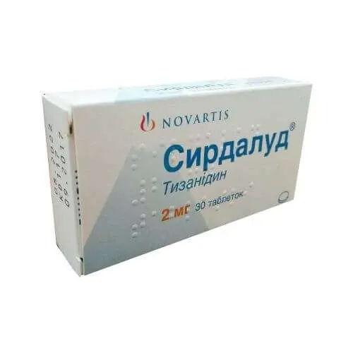СИРДАЛУД таблетки 4мг N30