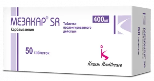 МЕЗАКАР SR таблетки 400мг N50