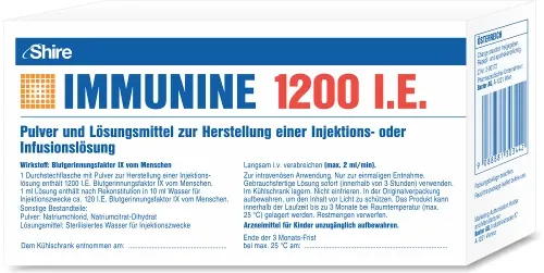 ИММУНИН лиофилизат 1200МЕ