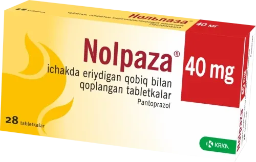 NOLPAZA tabletkalari 40mg N28