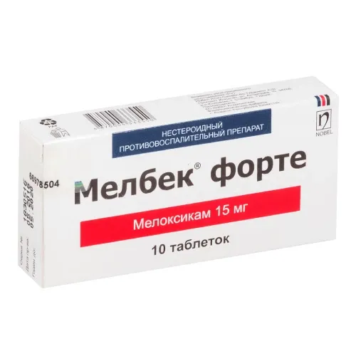 MELBEK FORTE tabletkalari 15mg N10