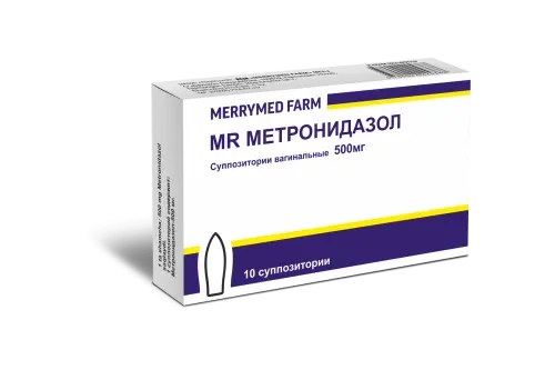 MR METRONIDAZOL vaginal suppozitorlar 500mg N10