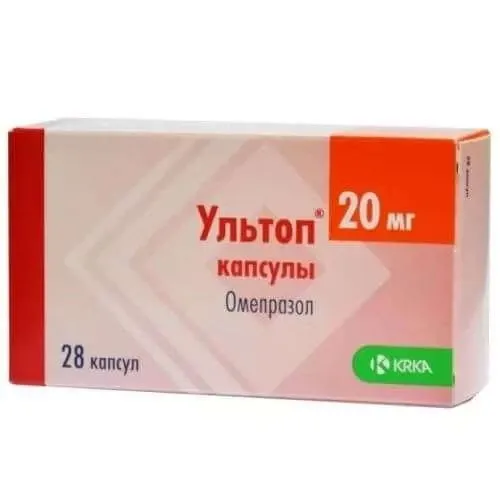 УЛЬТОП капсулы 40мг N28