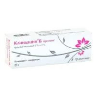 КЛИНДАЦИН Б ПРОЛОНГ 20,0 крем вагинальный 2%+2%