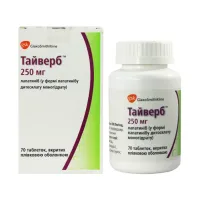 ТАЙВЕРБ таблетки 250мг N70