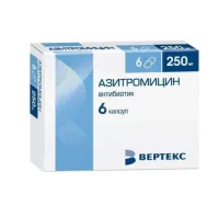 AZITROMISIN VERTEKS kapsulalar  250mg N6