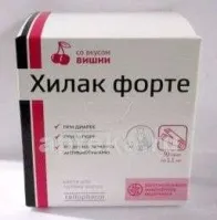 ХИЛАК ФОРТЕ капли для приема внутрь со вкусом вишни 1,1мл N30