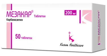 МЕЗАКАР таблетки 200мг N50