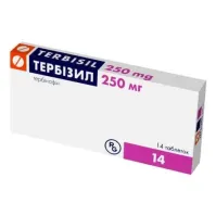 ТЕРБИЗИЛ таблетки 250мг N14