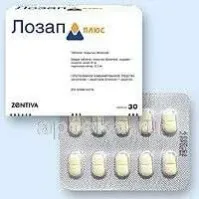 ЛОЗАП ПЛЮС 0,05+0,0125 таблетки N30