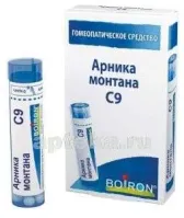 АРНИКА МОНТАНА С9 ГОМЕОПАТ МОНОКОМП ПРЕПАРАТ РАСТИТ ПРОИСХОЖД гранулы гомеопатические 4г