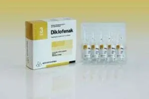 DIKLOFENAK inyeksiya uchun eritma 3ml 2,5% N10