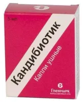 КАНДИБИОТИК капли ушные 5мл