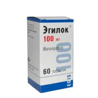 ЭГИЛОК таблетки 50мг N60