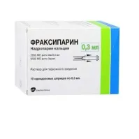 ФРАКСИПАРИН раствор для инъекций 3800 ме aха/0,4 мл N2