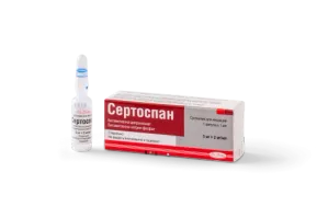 СЕРТОСПАН суспензия 1мл 5 мг+2 мг/мл N1