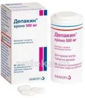 ДЕПАКИН ХРОНО 0,5 таблетки N30