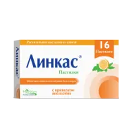 ЛИНКАС пастилки со вкусом апельсина N16