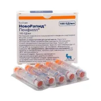 NOVORAPID PENFILL inyeksiya uchun eritma 3ml 100YeD N5