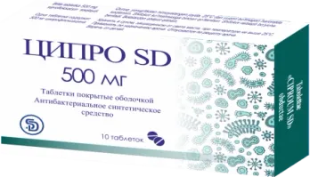 ЦИПРО SD таблетки 250мг N10