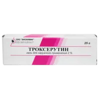 ТРОКСЕРУТИН гель 25г 2%