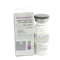 БАКЦЕФОРТ 1,0+1,0 порошок N1