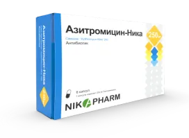 AZITROMISIN NIKA kapsulalar  250mg N18